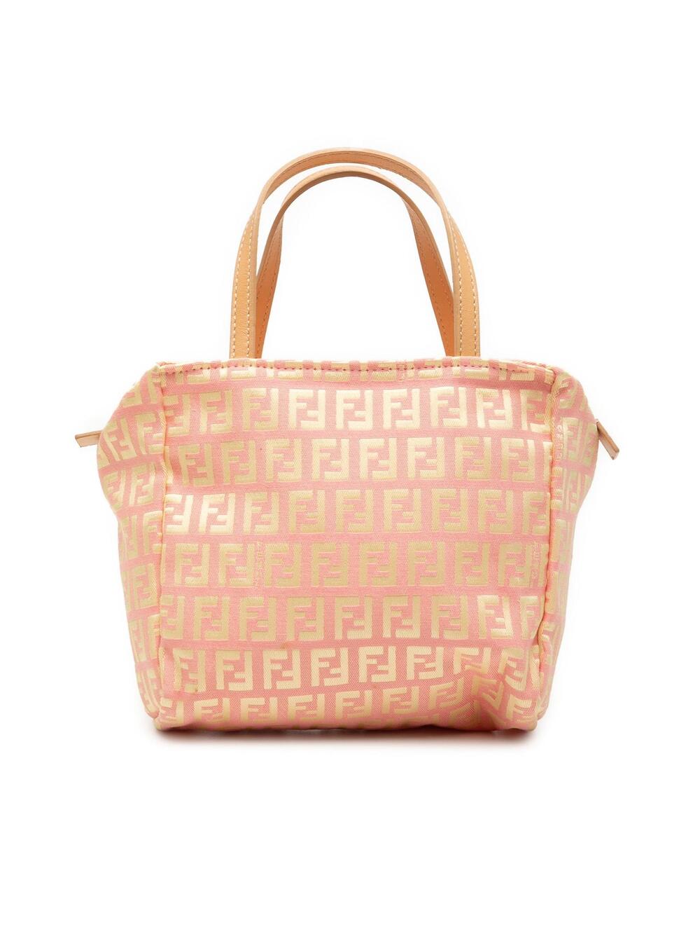 Fendi Mini Zucchino Canvas Handbag Pre- #316571F36B